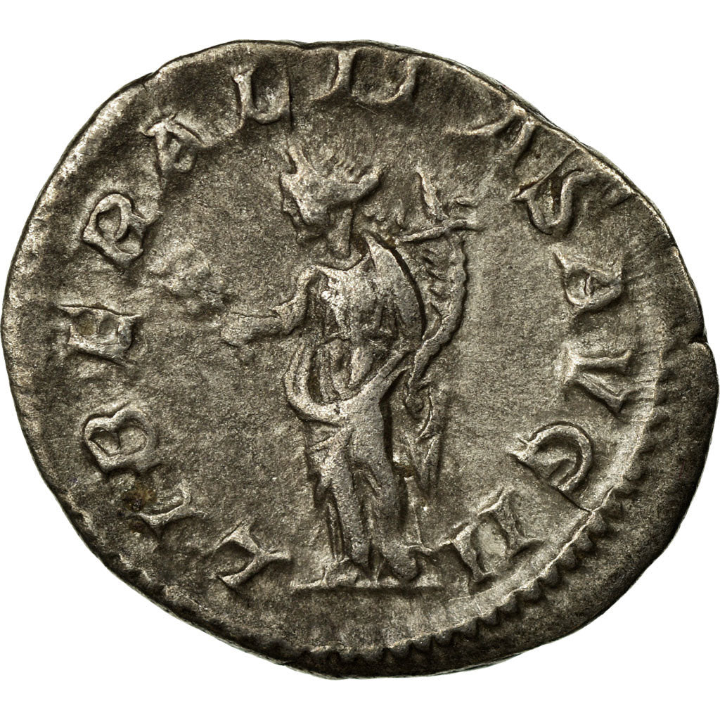 Coin, Elagabalus, Denarius, 220-222, Rome, AU(50-53), Silver, RIC:102