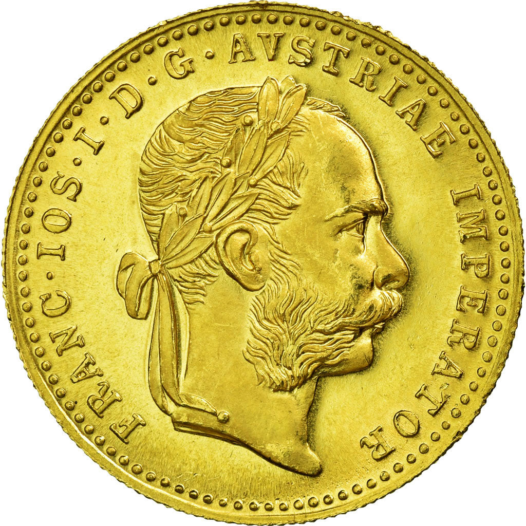 Coin, Austria, Franz Joseph I, Ducat, 1915, Official restrike, MS(64), Gold