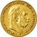 Münze, Deutsch Staaten, PRUSSIA, Wilhelm I, 10 Mark, 1874, Bayreuth, SS+, Gold