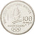Moneta, Francja, 100 Francs, 1990, MS(65-70), Srebro, KM:981