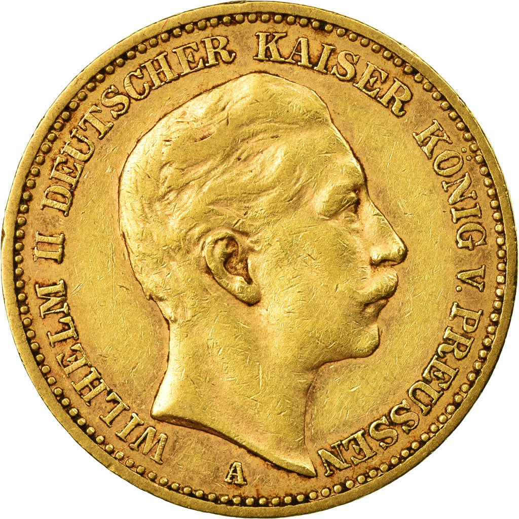 Moneda, Estados alemanes, PRUSSIA, Wilhelm II, 20 Mark, 1901, Berlin, MBC, Oro