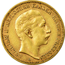 Moneda, Estados alemanes, PRUSSIA, Wilhelm II, 20 Mark, 1901, Berlin, MBC, Oro