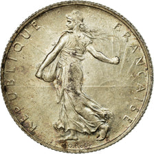 Coin, France, Semeuse, 2 Francs, 1917, Paris, MS(60-62), Silver, KM:845.1