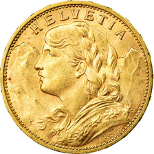 Moneda, Suiza, 20 Francs, 1914, Bern, EBC, Oro, KM:35.1