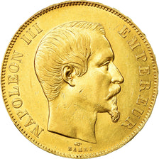 Moneda, Francia, Napoleon III, Napoléon III, 50 Francs, 1857, Paris, EBC, Oro