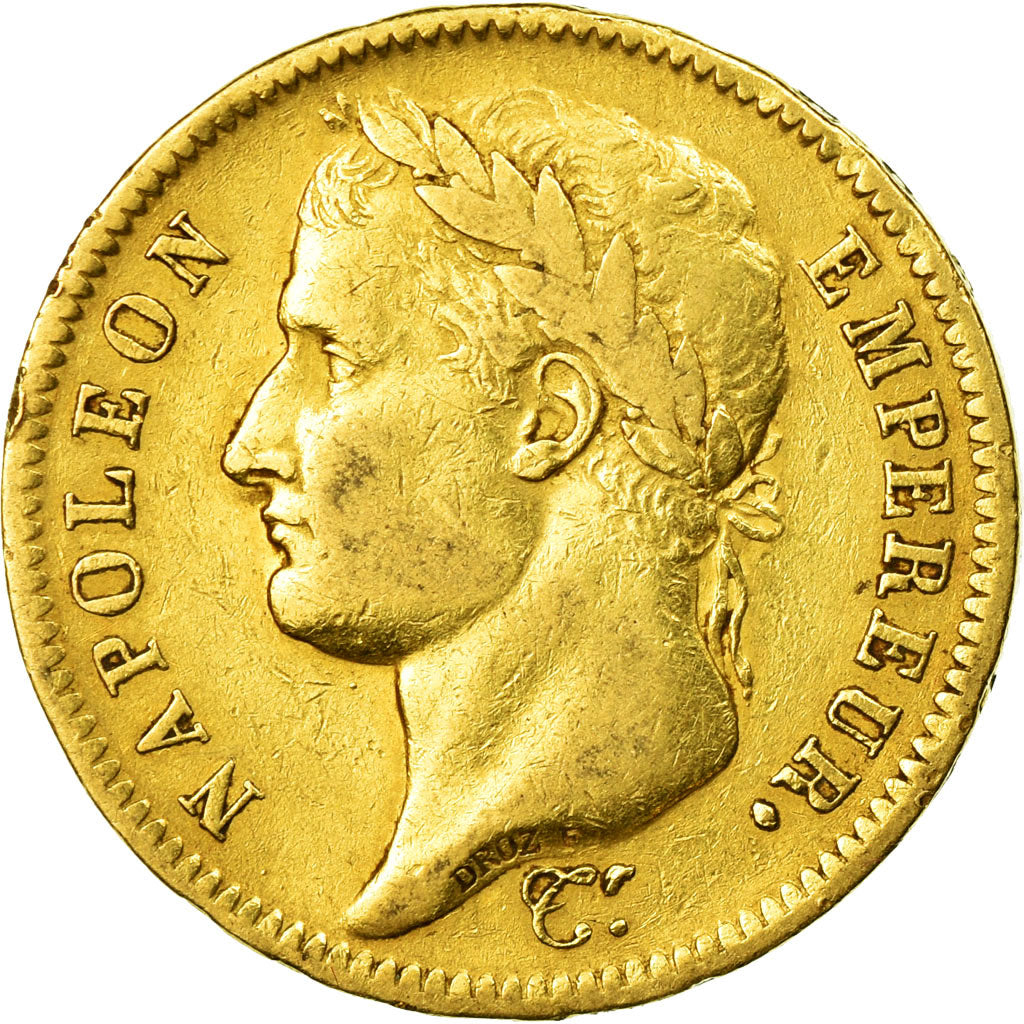 Münze, Frankreich, Napoléon I, 40 Francs, 1811, Paris, S+, Gold, KM:696.1