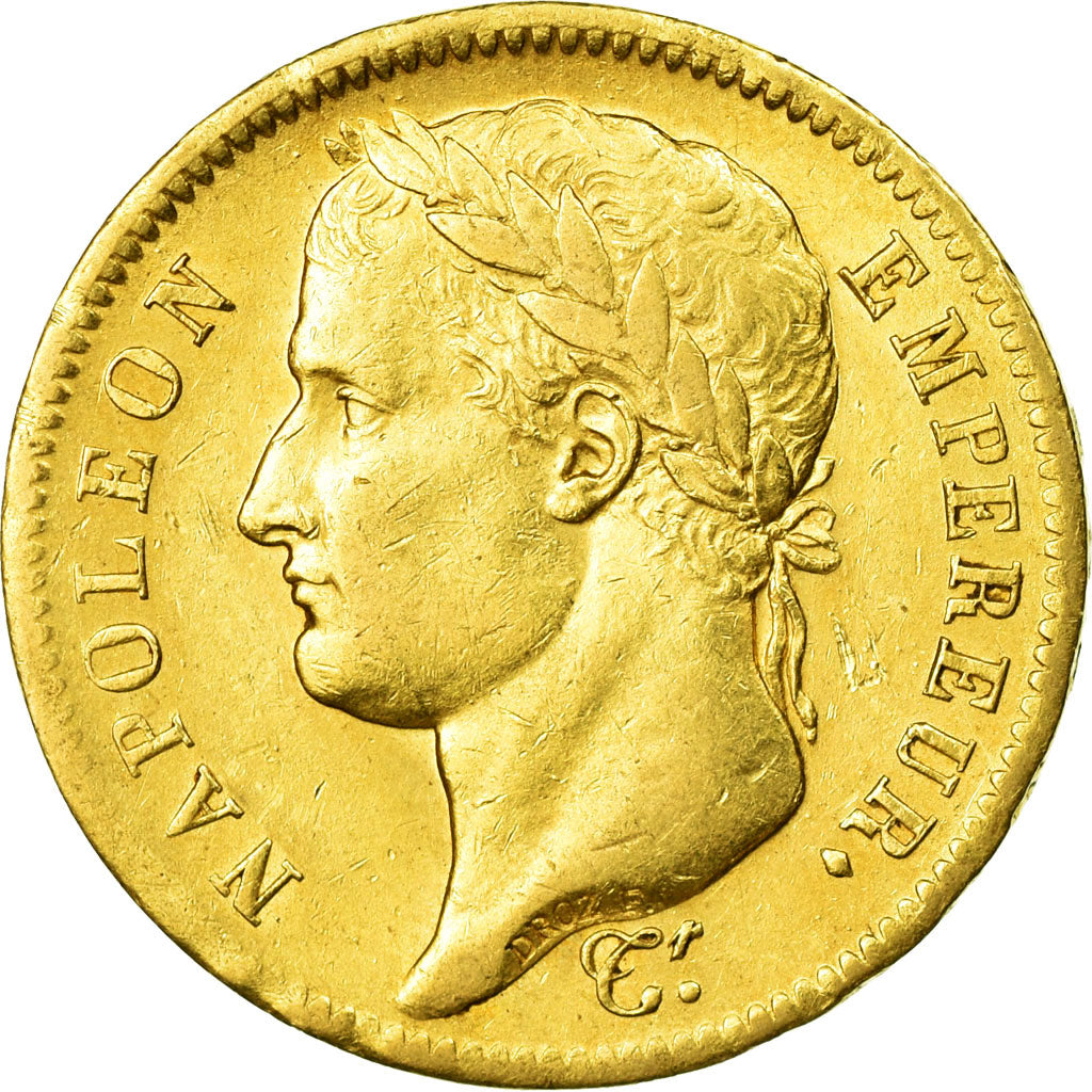 Moneta, Francia, Napoléon I, 40 Francs, 1811, Paris, BB+, Oro, KM:696.1