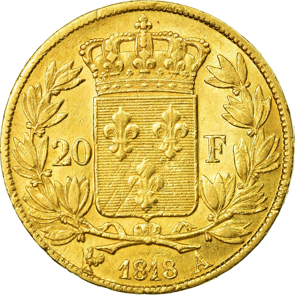 Münze, Frankreich, Louis XVIII, Louis XVIII, 20 Francs, 1818, Paris, SS, Gold