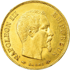 Coin, France, Napoleon III, 10 Francs, 1858, Paris, AU(55-58), Gold