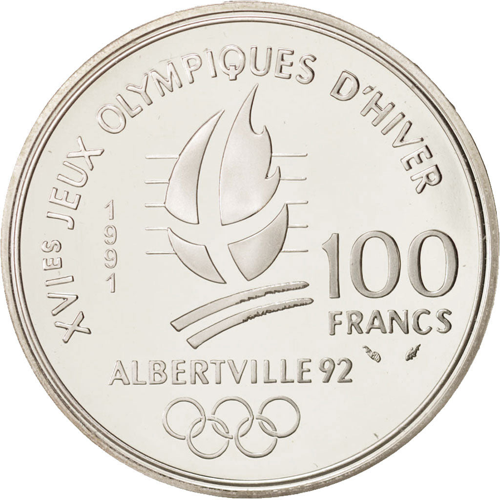 Coin, France, 100 Francs, 1991, MS(65-70), Silver, KM:994