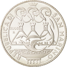 San Marino, 5 Euro, 2003, Silver, KM:453
