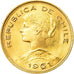 Moneta, Cile, 100 Pesos, 1961, Santiago, SPL, Oro, KM:175