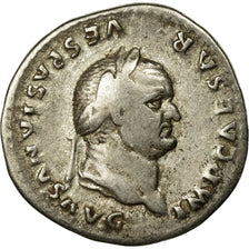 Coin, Vespasian, Denarius, 75, Rome, VF(30-35), Silver, RIC:772