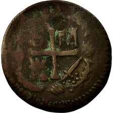 Coin, Colombia, 1/4 Réal, 1820, Santa Marta, VF(30-35), Copper, KM:B4
