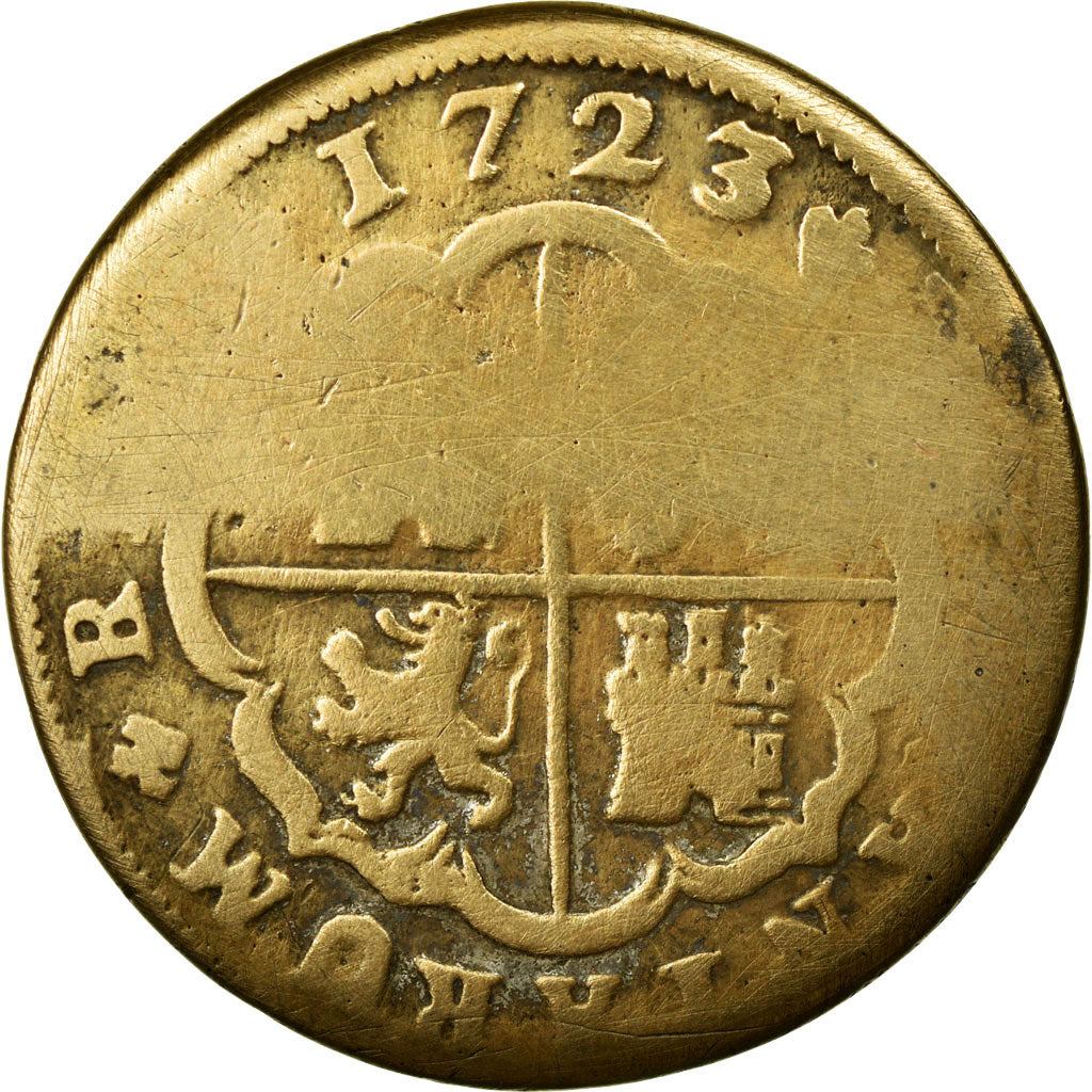 Moneda, España, Philip V, 2 Reales, 1723, Madrid, BC, Plata, KM:296