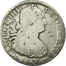 Coin, Mexico, Charles IV, 8 Reales, 1806, Mexico City, Chinese chopmarks