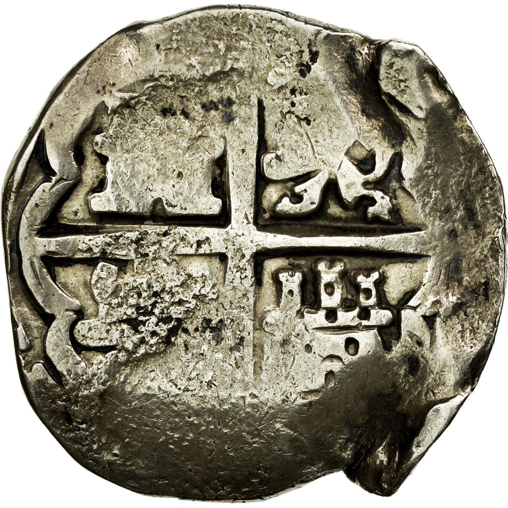 Coin, Spain, Philip IV, 8 Reales, COB, F(12-15), Silver
