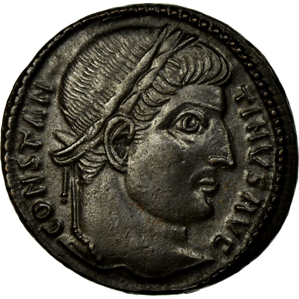 Coin, Constantine I, Follis, 321, Aquileia, MS(60-62), Copper, RIC:85