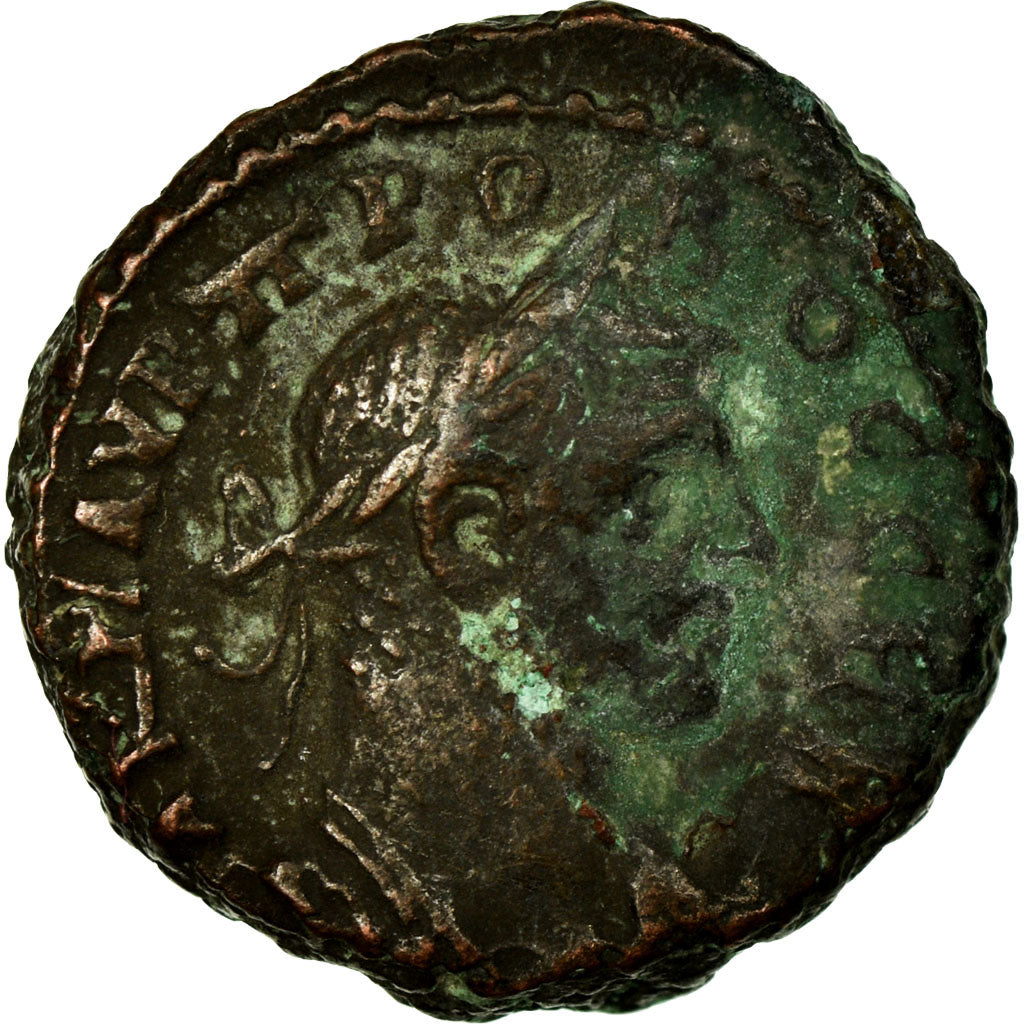 Münze, Probus, Tetradrachm, RY 3 (277-278), Alexandria, S+, Kupfer, Milne:4565