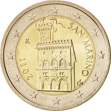 San Marino, 2 Euro, 2011, FDC, Bi-Metallic, KM:486