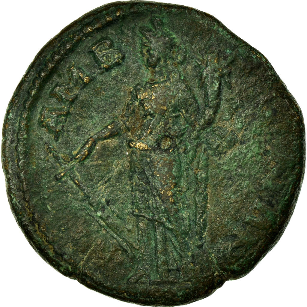 Coin, Thrace, Philip II, Tetrassaria, 244-249, Mesembria, VF(30-35), Copper