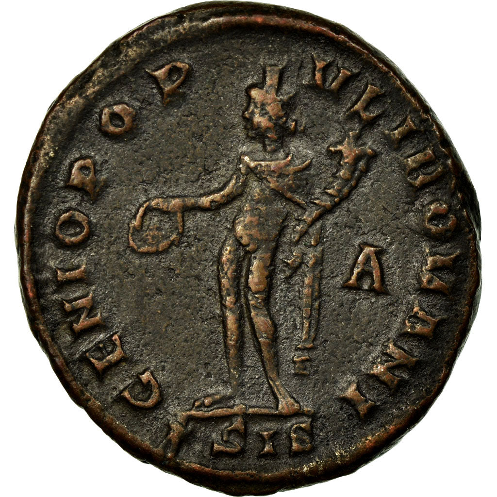 Munten, Galei, Follis, 305-310, Siscia, ZF+, Bronze, RIC:81b var.