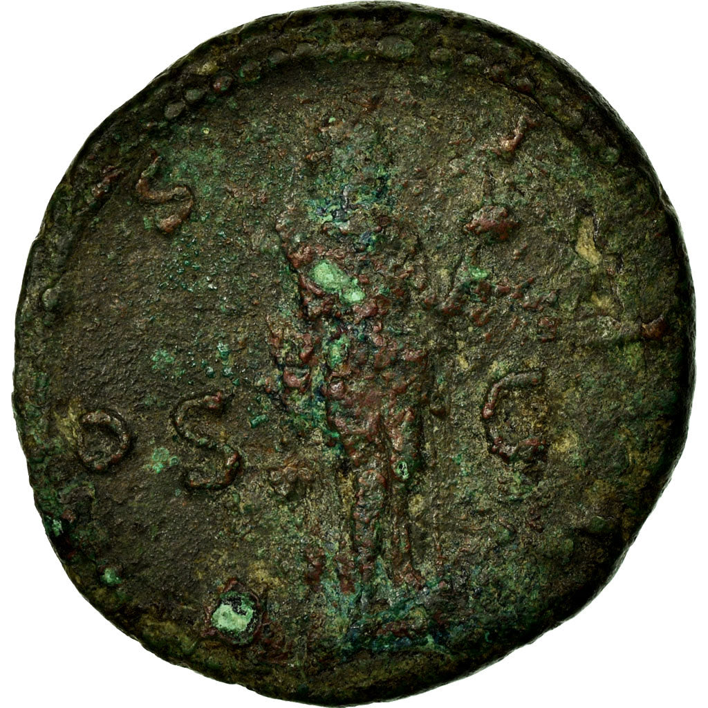 Munten, Hadrius, As, 128, Rome, FR+, Bronze, RIC:669