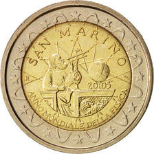Münze, San Marino, 2 Euro, 2005, Rome, STGL, Bi-Metallic, KM:469