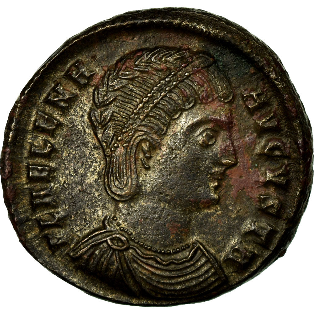 Coin, Helena, Follis, 326-327, Kyzikos, MS(60-62), Copper, RIC:39