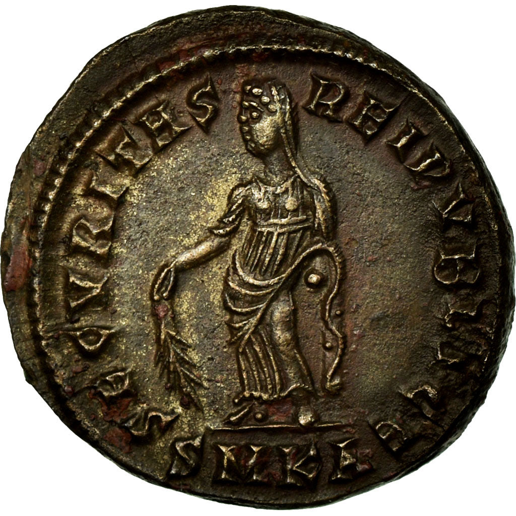 Coin, Helena, Follis, 326-327, Kyzikos, MS(60-62), Copper, RIC:39