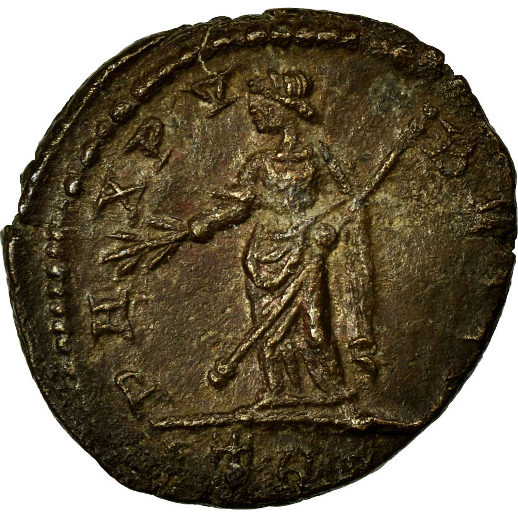 Münze, Helena, Follis, 337-340, Trier, SS+, Kupfer, RIC:90