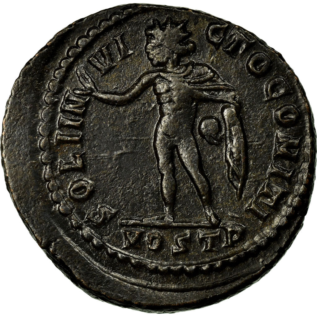 Moneta, Constantine I, Follis, 312-313, Ostia, SPL-, Rame, RIC:85