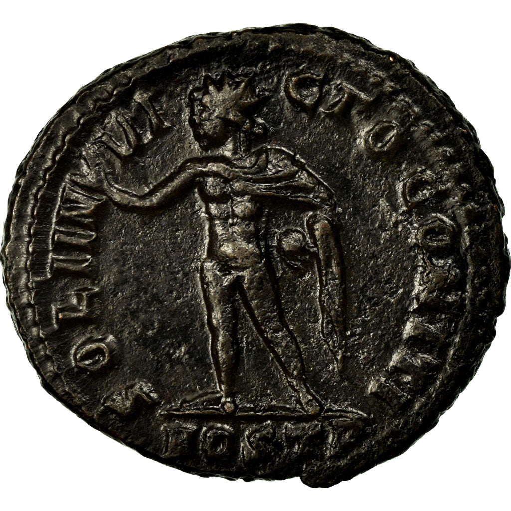 Münze, Constantine I, Follis, 312-313, Ostia, VZ, Kupfer, RIC:85