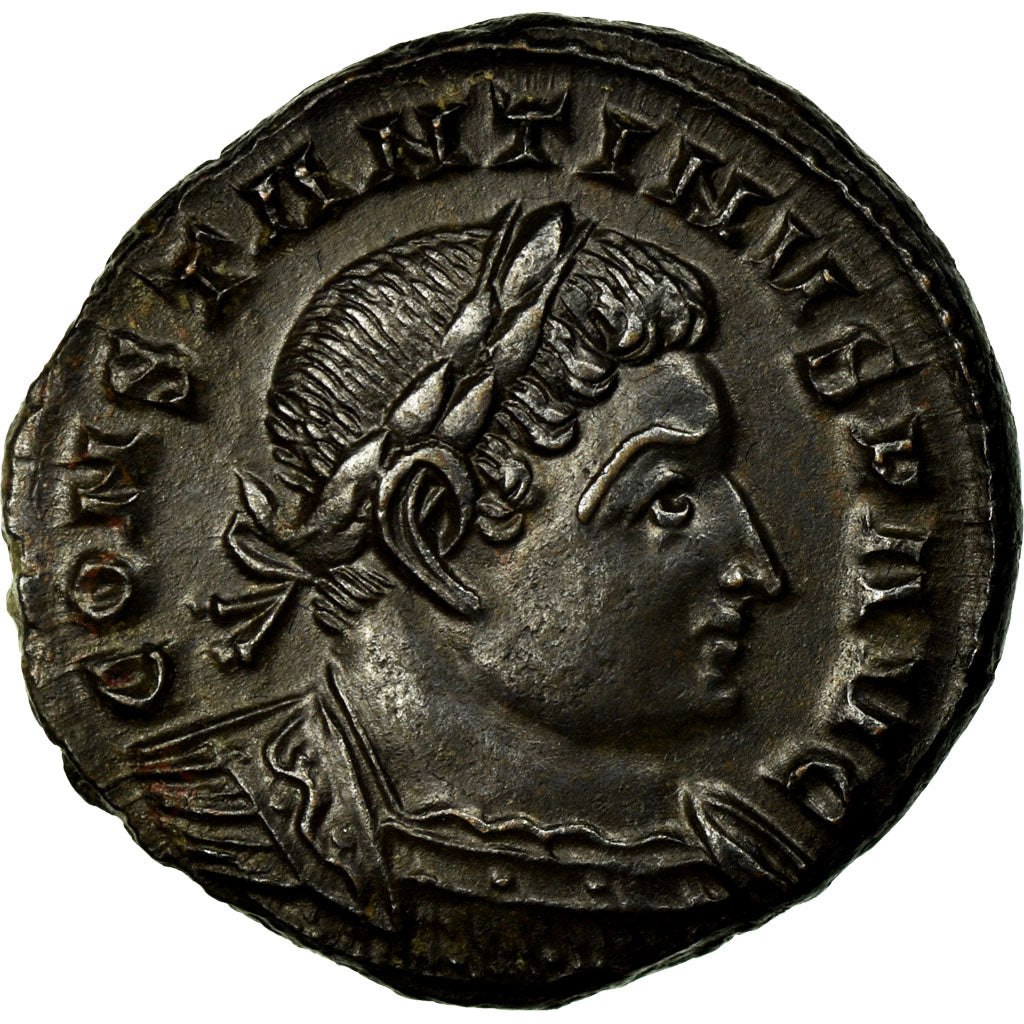 Moneta, Constantine I, Follis, AD 311-312, London, SPL, Rame, RIC:153