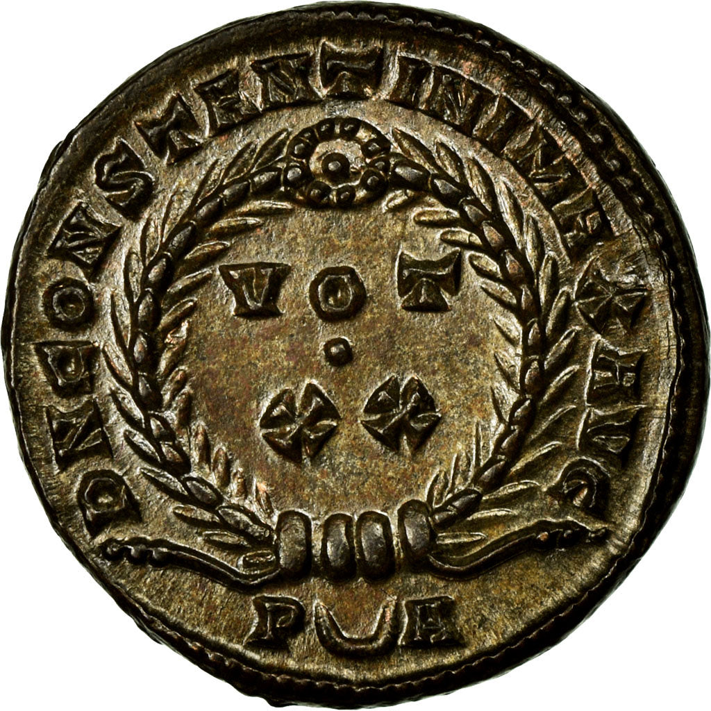 Coin, Constantine I, Follis, 321, Arles, MS(63), Copper, RIC:233