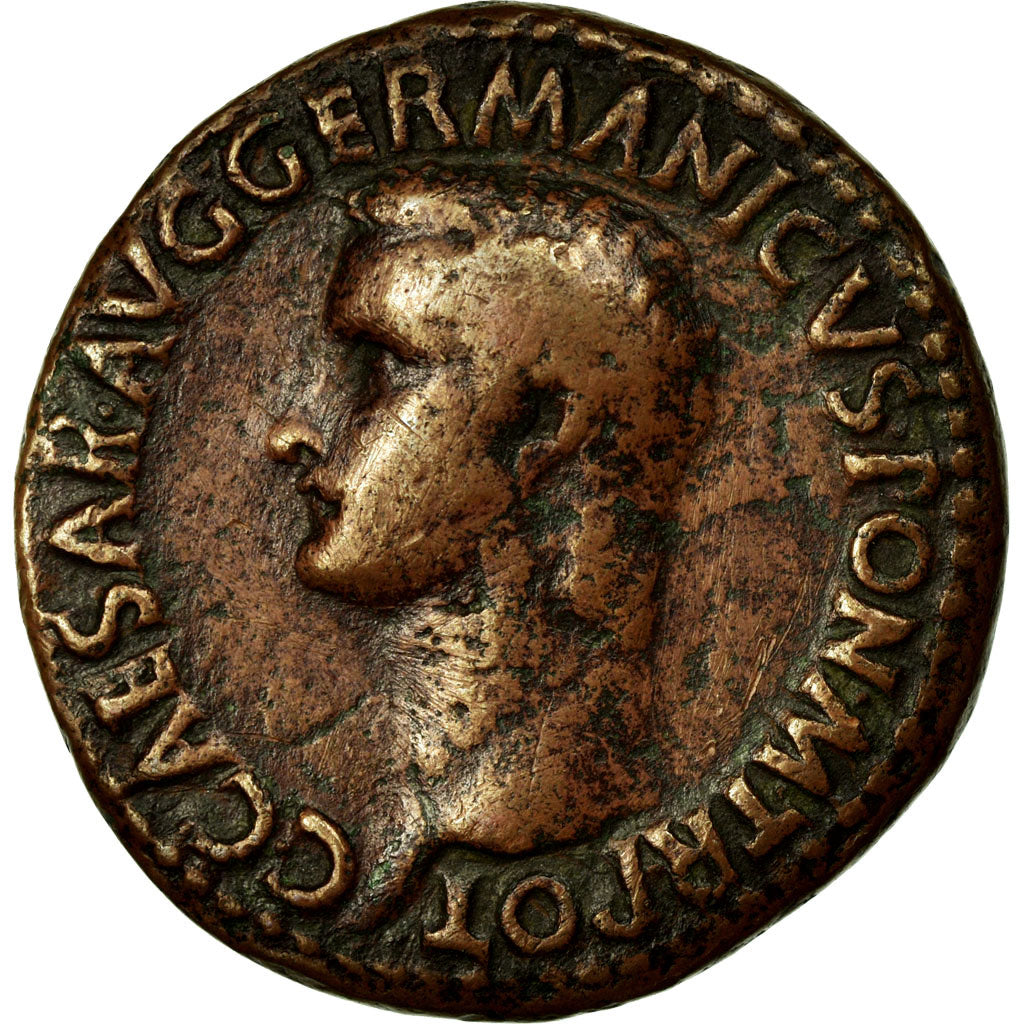 Moneda, Caligula, As, 37-38, Rome, MBC, Cobre, RIC:38