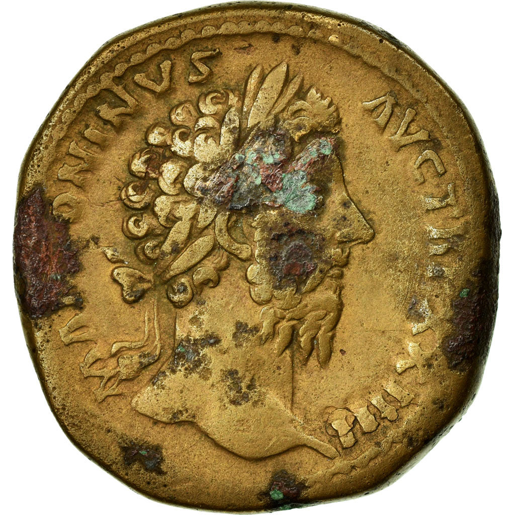 Coin, Marcus Aurelius, Sestertius, 169, Rome, VF(30-35), Bronze, RIC:964