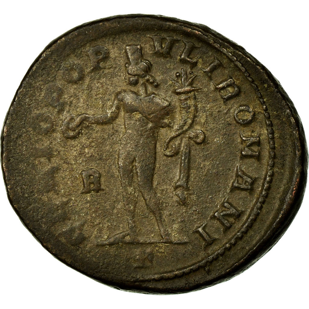 Moneta, Constantius I, Follis, 296-297, Rome, BB, Rame, RIC:66a
