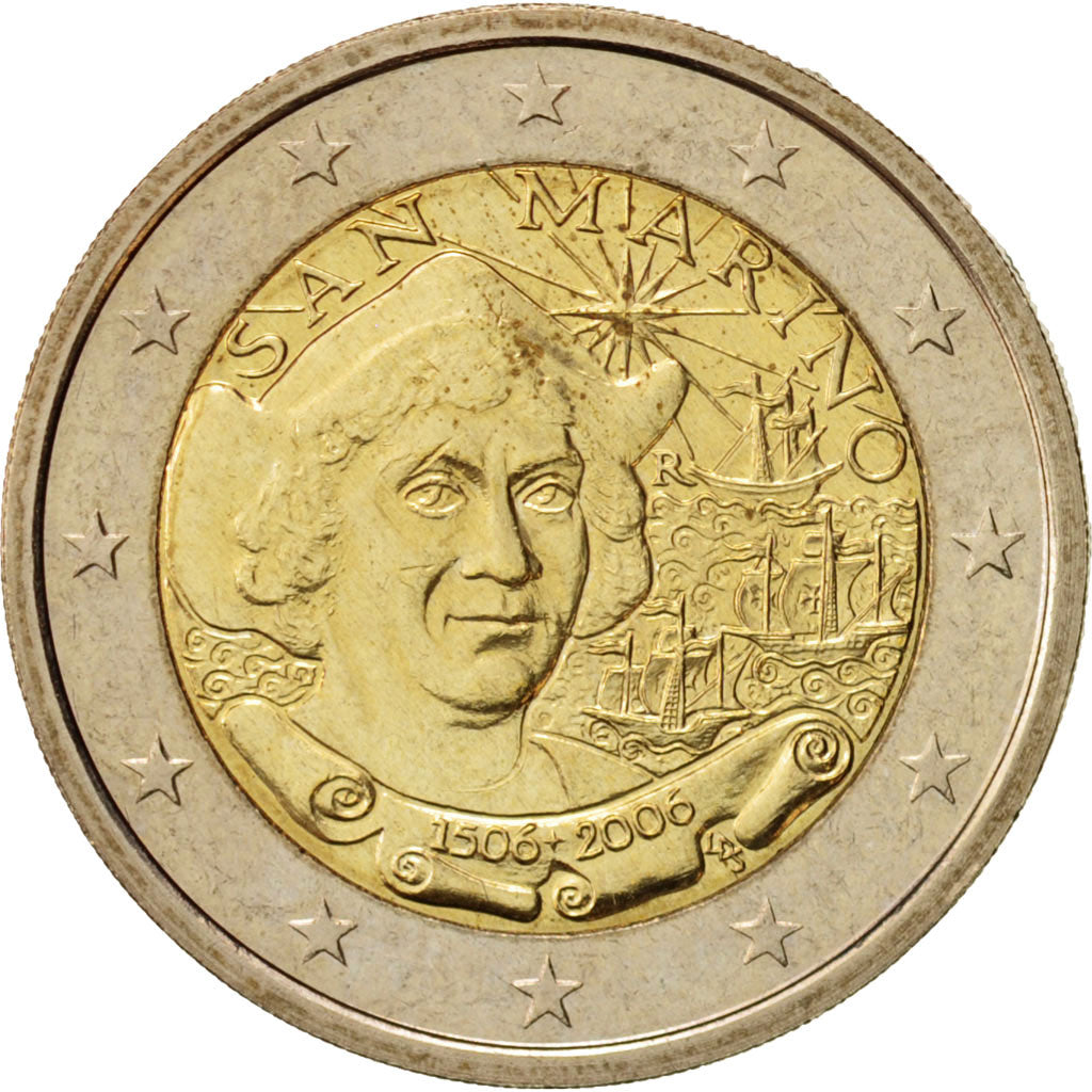 San Marino, 2 Euro, 2006, Bi-Metallic, KM:478