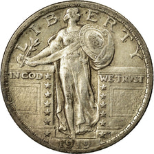 Coin, United States, Standing Liberty Quarter, 1919, Philadelphia, EF(40-45)