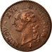 Coin, France, Louis XVI, Sol, 1791, Paris, EF(40-45), Copper