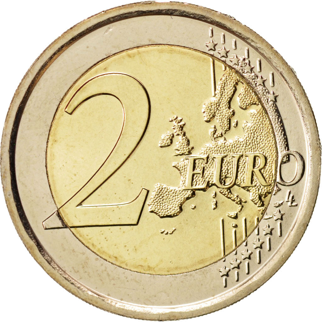 San Marino, 2 Euro, 2015, MS(65-70), Bi-Metallic, KM:New