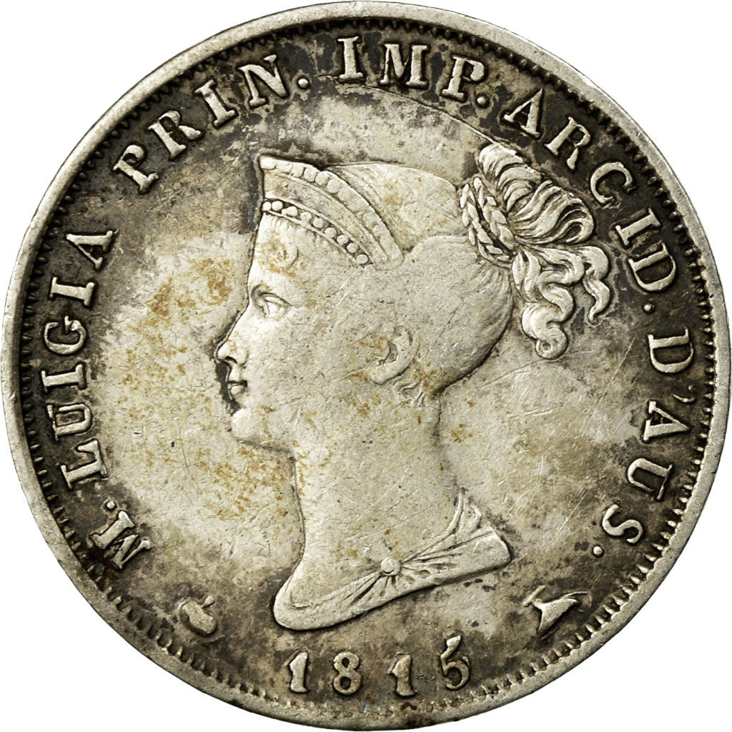 Munten, Italiaanse staten, PARMA, Maria Luigia, 10 Soldi, 1815, Milan, ZF