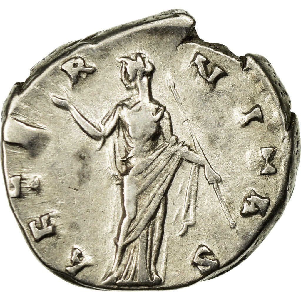 Munten, Faustina I, Denarius, 148, Rome, ZF+, Zilver, RIC:344