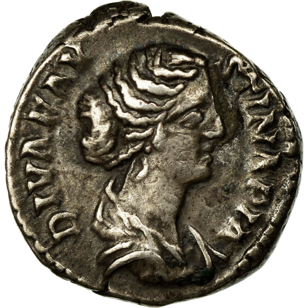Coin, Faustina II, Denarius, 175-176, Rome, EF(40-45), Silver, RIC:740