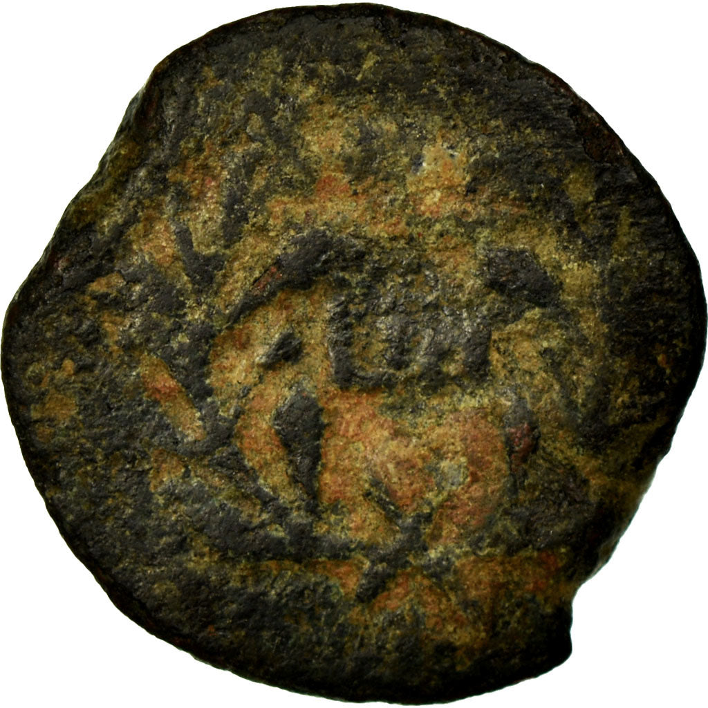 Münze, Judaea, Pontius Pilate, Prutah, 30-31 AD, Jerusalem, SGE+, Kupfer