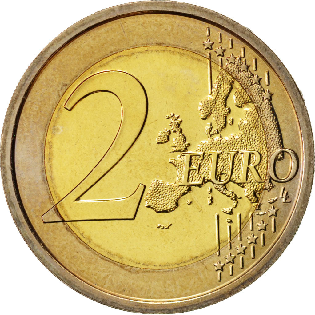 San Marino, 2 Euro, 2008, Bi-Metallic, KM:487