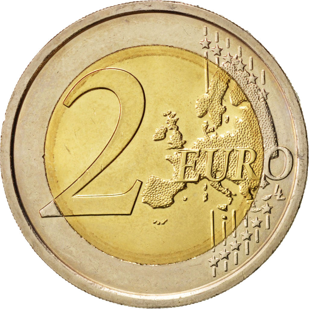 San Marino, 2 Euro, 2010, Rome, Bi-Metallic, KM:494