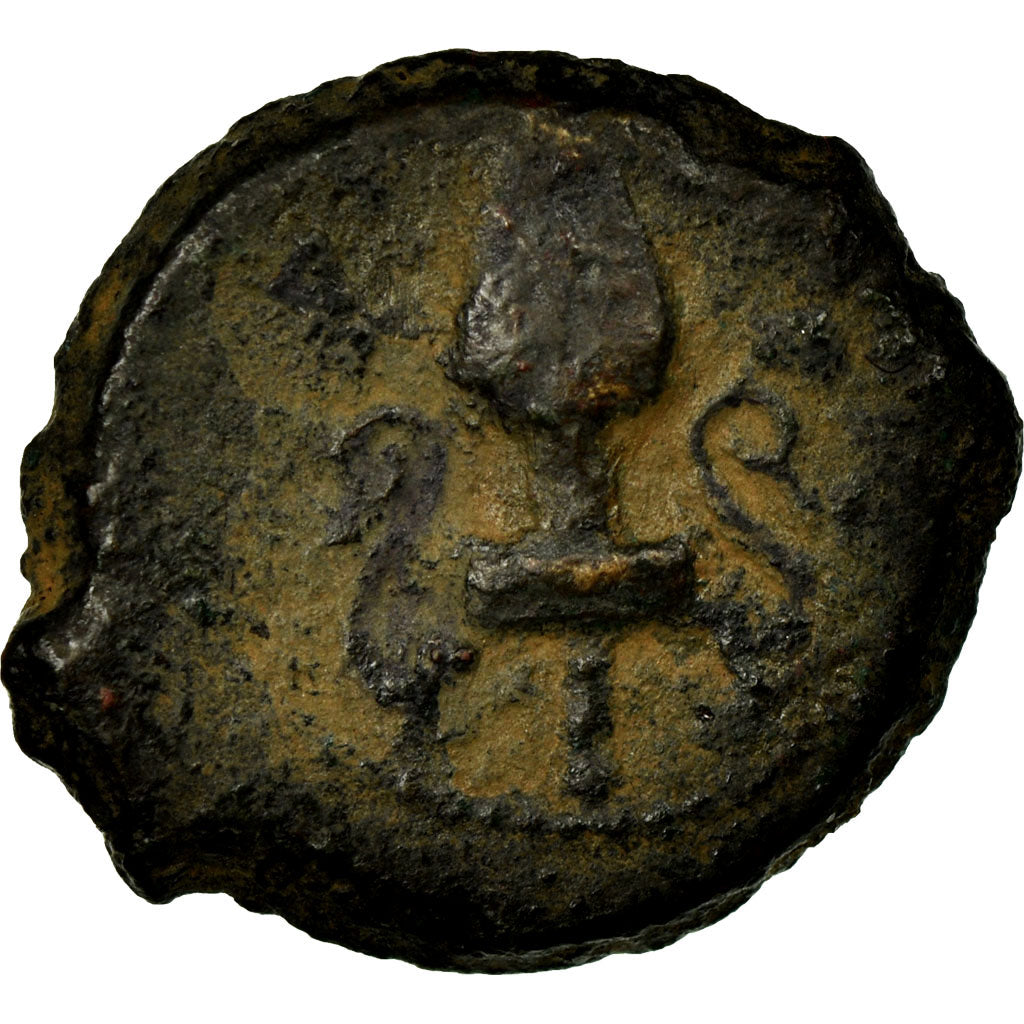 Coin, Judaea, Valerius Gratus, Prutah, 17 AD, Jerusalem, VF(20-25), Copper