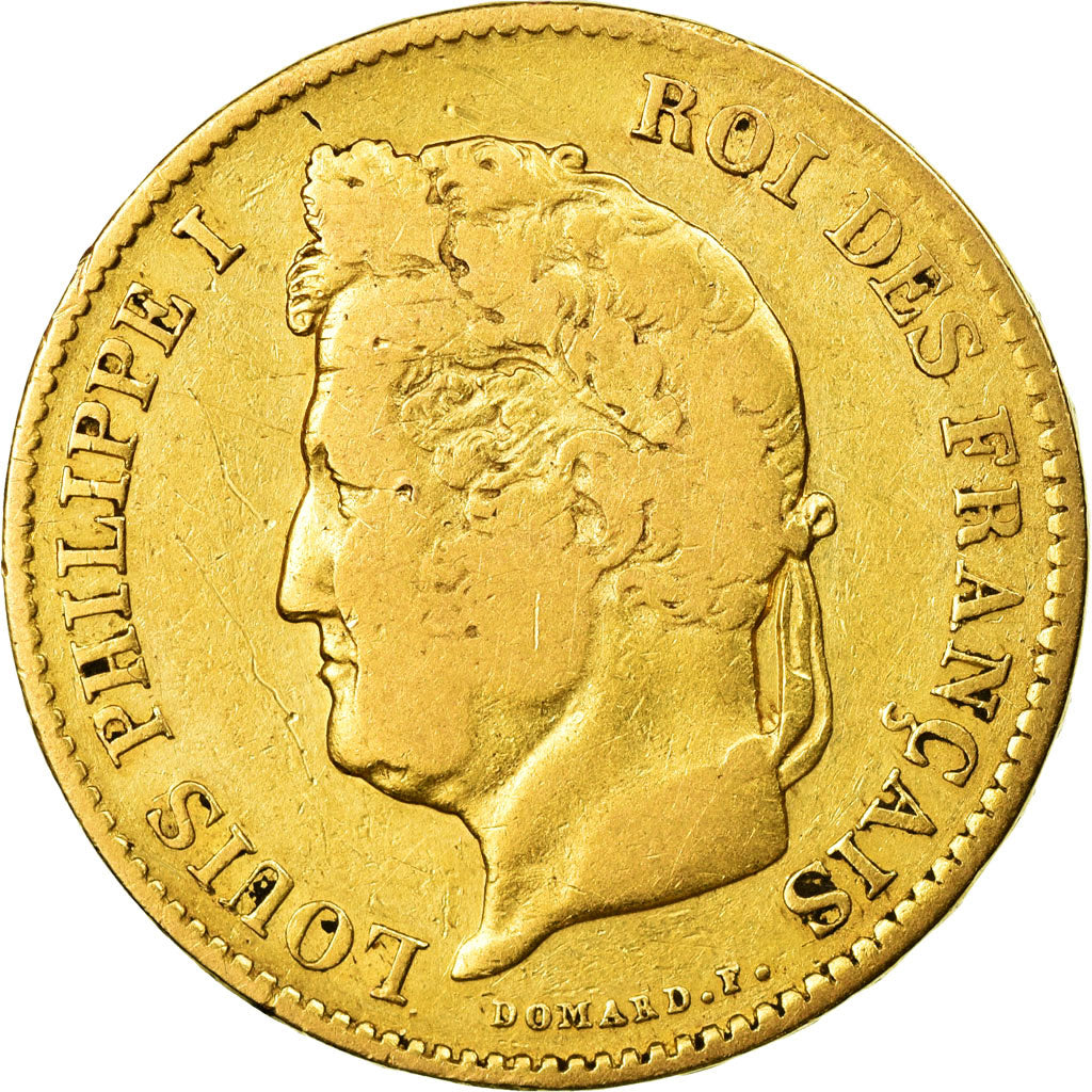 Monnaie, France, Louis-Philippe, 40 Francs, 1836, Paris, TB, Or, Gadoury:1106